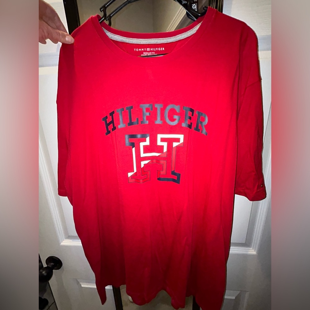 Tommy Hilfiger Vibrant Red Regular Fit Shirt
